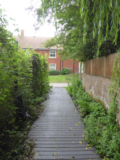 Path to Distillery Lane, Colchester