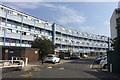 TQ3277 : Maisonettes over garages, Gateway Estate, Walworth, south London by Robin Stott