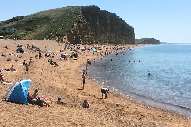 Harbour Beach and Cliff at West Bay
