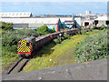 Steel billet train in Cardiff Docks