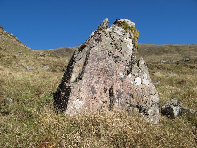 Glacially-derived boulder