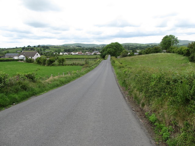 Leitrim Road heading north-westwards... © Eric Jones cc-by-sa/2.0 ...