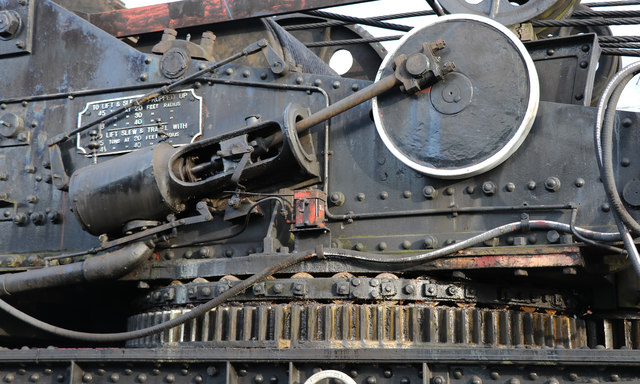 Great Central Railway - close-up of a crane