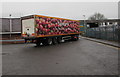 SO5039 : Sainsbury's lorry, Grimmer Road, Hereford by Jaggery