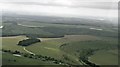 ST8919 : Across Breeze Hill and Melbury Wood to Compton Abbas Airfield: aerial 2017 by Chris