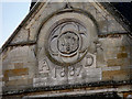 SP0343 : Shield and Date, Evesham Town Hall by David Dixon