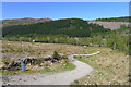 The Great Glen Way winding down to the River Moriston