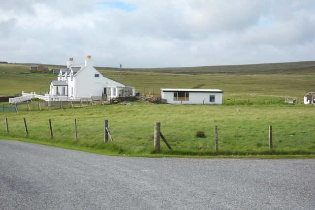 At the end of North-a-Voe Road