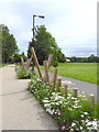 NZ2664 : Footpath and cycle path across City Stadium Park by Oliver Dixon