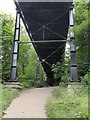 The underside of Armstrong Bridge