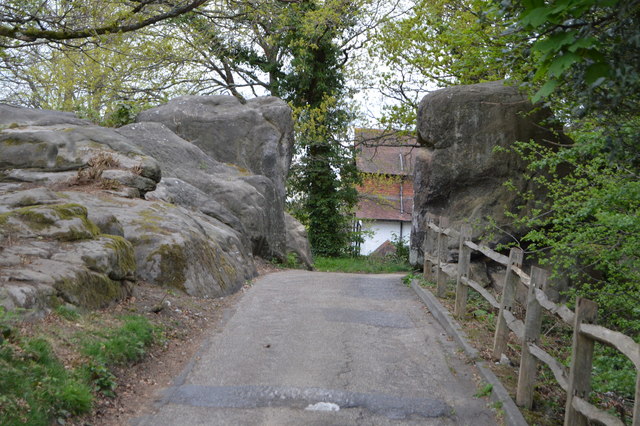 Road through rock