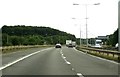 The M54 heading east