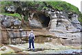NM4788 : Coastal cave, Cleadale by Jim Barton