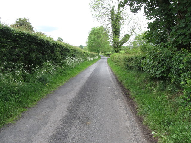 View WNW along Whitehill Road