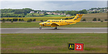 NS4867 : Air ambulance aircraft at Glasgow airport by Thomas Nugent