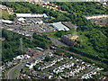 Linwood Road from the air