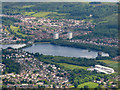 Brediland and Stanely Reservoir from the air