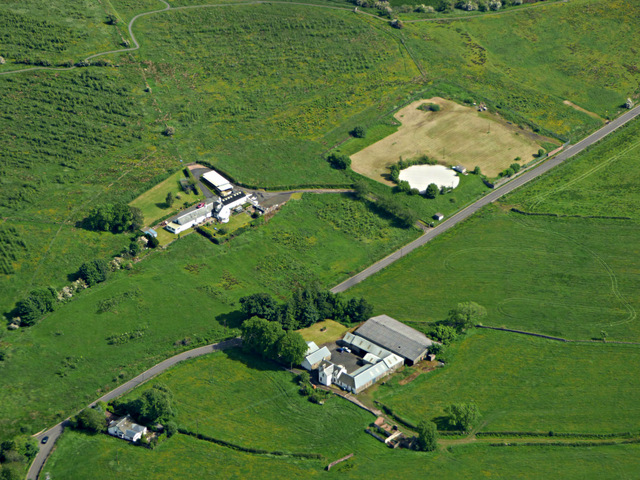 Craigenfeoch from the air