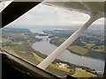 SH5270 : Flying over the Menai Straits by Gerald England