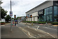 SP0344 : Pedestrian Traffic Lights at Evesham Shopping Park by David Dixon