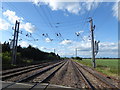 The East Coast Main Line from Holmegreen Level Crossing