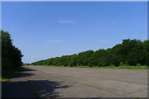 SK9422 : Former airfield runway, Twyford Wood by Tim Heaton