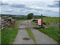 Gate on Halifax Bridleway 271 at Scout Edge