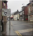 Directions sign in Pontypool town centre