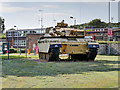 Challenger Tank Outside Stanley Barracks