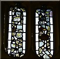 Northleach, SS Peter and Paul Church: Medieval glass fragments 3