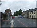 Bus stop and shelter on Shettleston Road