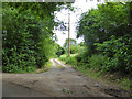 Lane to sewage works