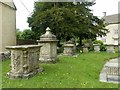 ST8291 : Tombs in the churchyard, Leighterton by Alan Murray-Rust