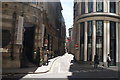 View down Finch Lane from Threadneedle Street