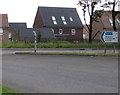 Direction and distances sign, St Mellons, Cardiff