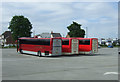 A trio of coaches, Bridlington Coach Park