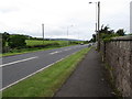 The A2 (Belfast Road) approaching the Solo Service Station