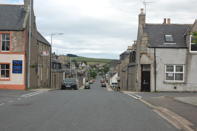 Main Street, Aberchirder (view from the Square)