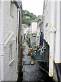 Stream running through Polperro