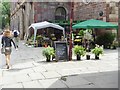 Flower seller on St Ann