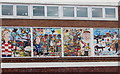 Minehead Road mural detail, Llanrumney, Cardiff