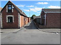 Lane on the south side of Irnham Road, Minehead