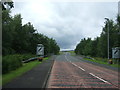 Cliff Road (A72) leaving Clovenfords  