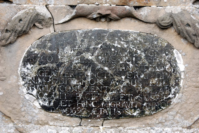 Meldrum monument: inscription