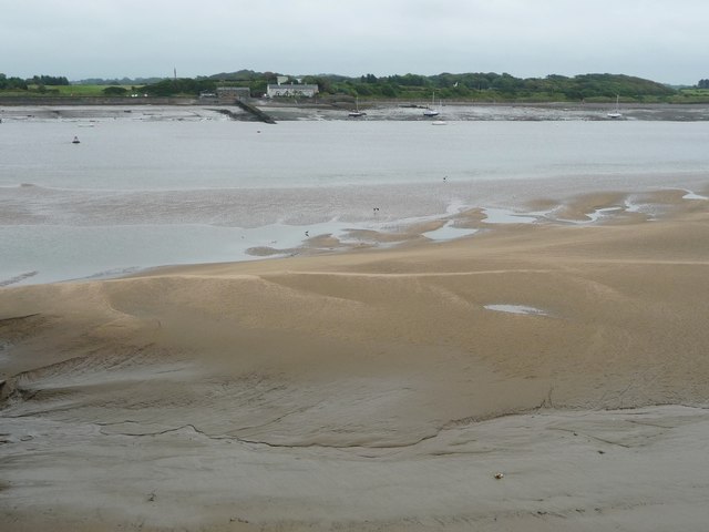 The Wyre estuary from Fleetwood quayside