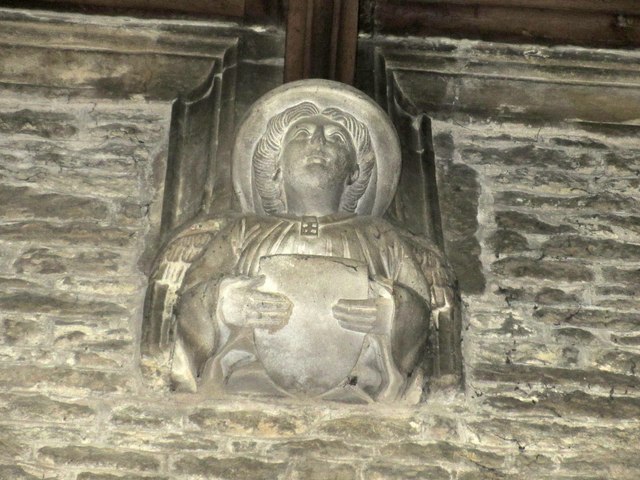 St Andrew's Mells - angel detail