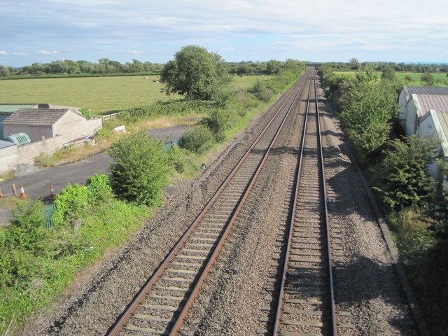 Brent Knoll railway station (site), Somerset