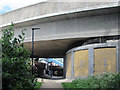 Underpasses: Watermead Way, N17, and railway lines