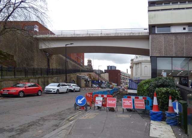 Footpath closure on Chestergate