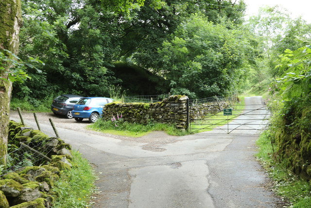 Gated lane in Kentmere